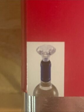 Blue Crystal Diamond Shaped Wine Stopper - Home Accents